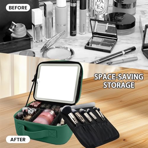 Makeup Bag with Led Mirror