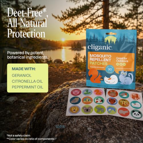 Mosquito Repellent Stickers for Kids & Adults (90 Count)