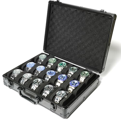 15 slots Watch organizer Case