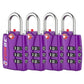 Open Alert TSA Approved Luggage Locks (4 Count)
