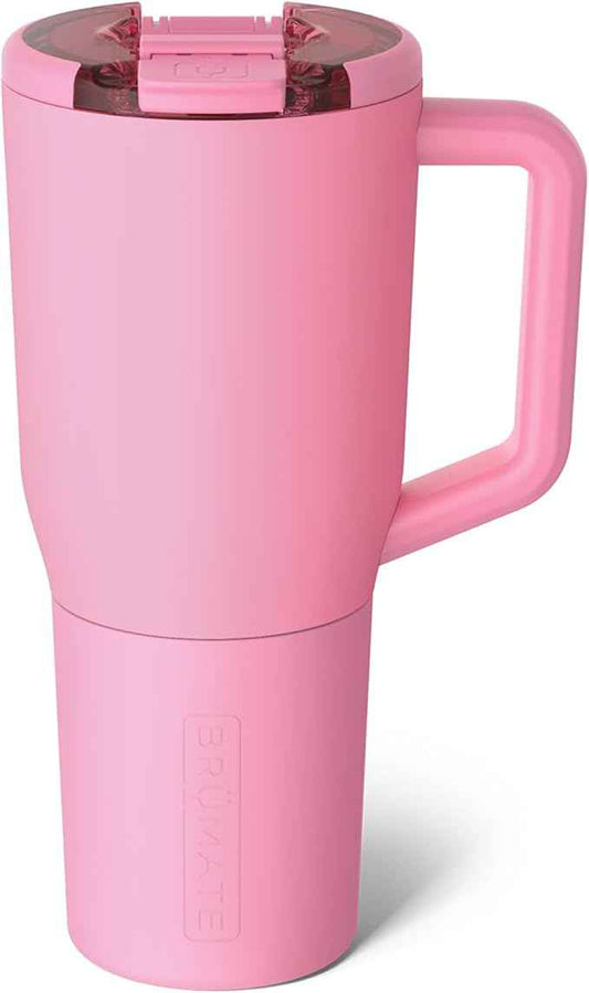 BrüMate Müv - 35oz 100% Leak Proof Insulated Coffee Mug with Handle & Lid - Stainless Steel Coffee Travel Mug - Double Walled Coffee Cup (Primrose)