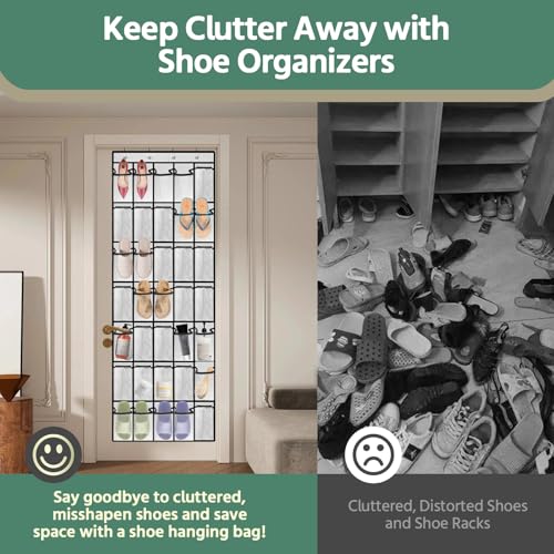 35 Pocket Over the Door Shoe Organizer (35 Count)