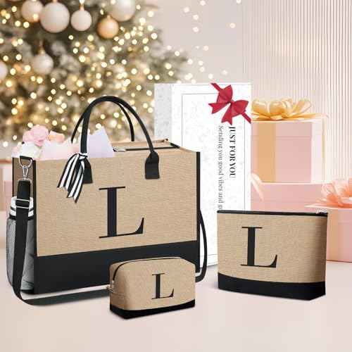Initial Tote Bag