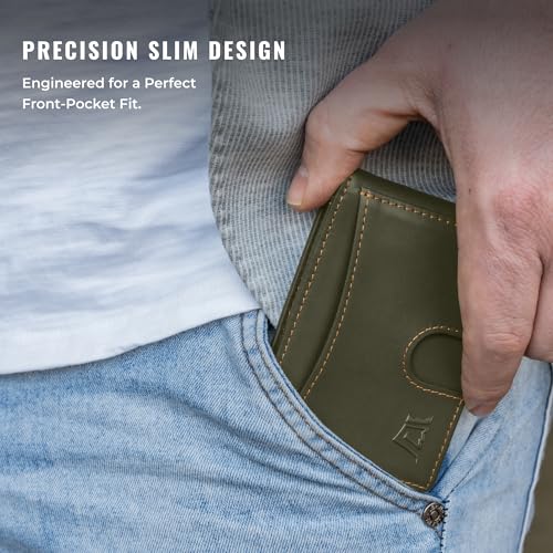 Money Clip Slim Minimalist Wallet for Men
