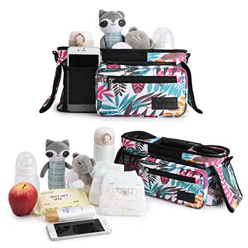 Universal Stroller Organizer with Insulated Cup Holder