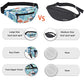Large Fanny Pack Belt Bag with Adjustable Straps Waist Pack for Men Women