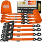 Heavy Duty Ratchet Straps & Soft Loops (60 Foot)