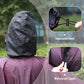 Adult Rain Poncho Waterproof Hooded Zipper Raincoat with Pockets
