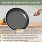 9pc Cookware Set Healthy Duralon Blue Ceramic Nonstick Coated