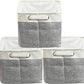 14.4" x 10" Slim Large Fabric Storage Bin (3 Count)