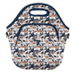 LunchTote Zippered Bag Insulated Neoprene Caddy (Peak Season / X-Large 6.5 Quart Lunch Tote)