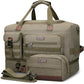 Duffle Bag for Men 60L Travel Canvas Weekender with Toiletry Bag