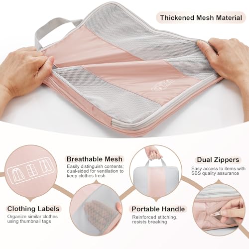 10 Set Compression Packing Cubes for Travel Gifts Mom Women (10 Count)