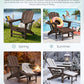 Folding Adjustable Adirondack Chair with Footrest