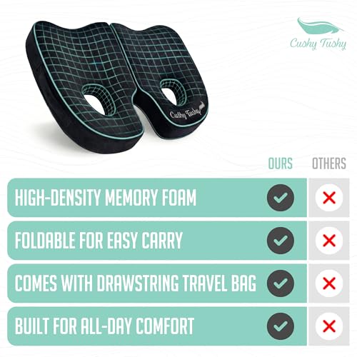 Premium Foldable Piriformis Seat Cushion