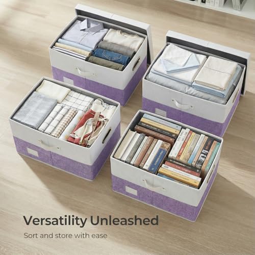 Storage Bins with Lids [3 (3 Count)