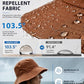 Waterproof Sun UPF 50+ Bucket Hat UV Protection Packable Brimmed Boonie for Women Men Summer Lightweight Hiking Outdoor Cap Caramel