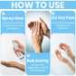 Fragrance Free Hand Sanitizer Spray Pack of 12 with 80% Alcohol (22.2 Fl Oz)