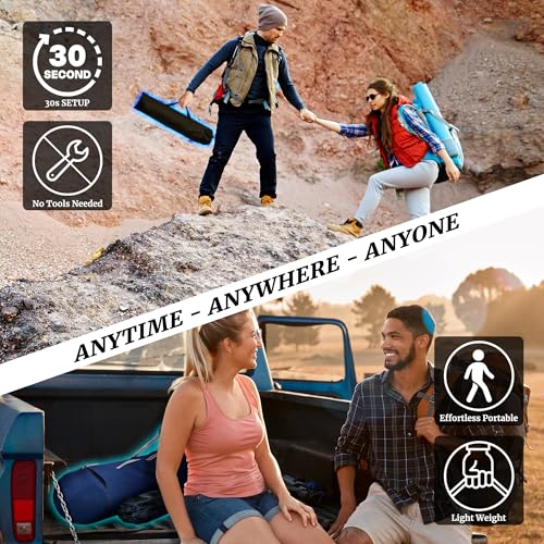 Combo x2 Hammocks with Stand for Outside & Tree Straps