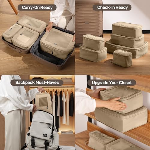 TripCozy Compression Packing Cubes