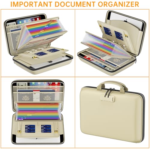 Fireproof File Organizer with Lock