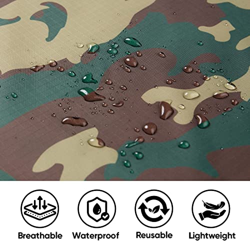 Hooded Rain Poncho for Adult with Pocket