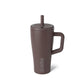 BrüMate Era 20 oz Tumbler with Handle and Straw | 100% Leakproof Insulated Tumbler with Lid and Straw | Made of Stainless Steel | Cup Holder Friendly Base | 20oz (Java)