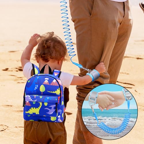Toddler Backpack Leash with Anti Lost Wrist Link