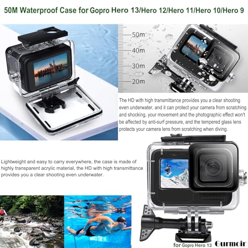 Accessory Pack for Go Pro 13 12 11 10 9 Hero
