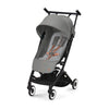 Cybex Libelle Lightweight pockit Travel Baby Stroller - Carry-On Compliant Compact Fold, One-Hand Adjustable Recline - Compatible with CYBEX Car Seats, Lava Grey