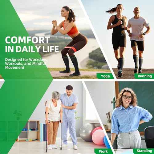 Medical Compression Socks for Men & Women (6 Count)