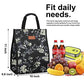 Lunch Bags for Women Insulated Reusable Lunch Tote with Internal Pocket