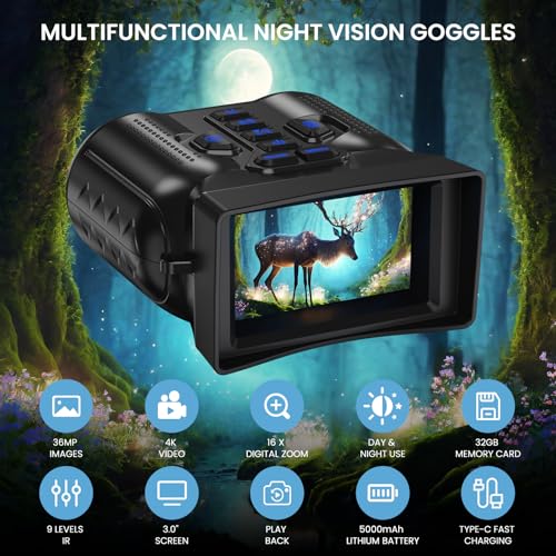 4K Night Vision Goggles for Adult