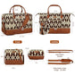 Weekender Bag for Women 21.5" Travel Duffel Large Carry On Bag 3PCS (3 Count)