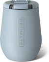 BrüMate Uncork'd 14oz 100% Leakproof Insulated Wine Tumbler | Locking Lid | Insulated Stainless Steel Wine Glass | Perfect For Travel & Outdoors | BPA-Free (Mist)