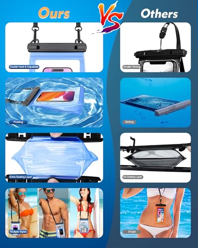 Large Waterproof Phone Pouch Floating