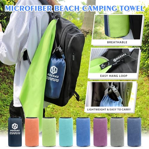 Microfiber Camping Towels (2 Count)