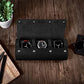 Barton Leather Watch Roll for 3 Watches