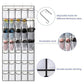 35 Pockets Over the Door Shoe Organizer