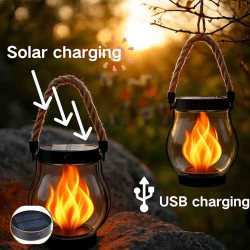 Solar Lantern Outdoor Lights