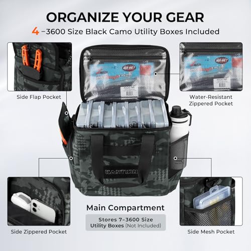 BaitSpace Tackle Bag with Removable Bait Binder