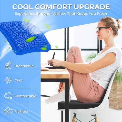 Gel Seat Cushion for Long Sitting