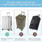 Clear PVC Suitcase Cover Protectors 24 Inch Luggage Cover for Wheeled Suitcase 24''