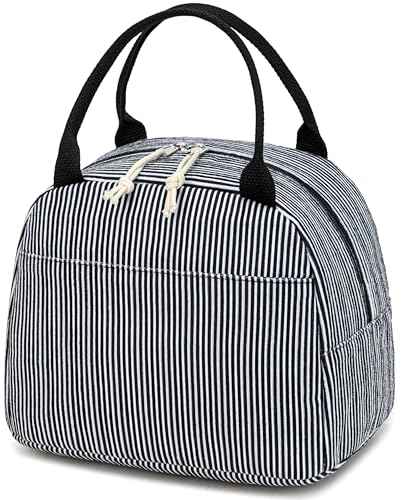 Lunch Bag for Women Men Cute Corduroy Lunch Tote Bags Reusable Insulated Lunch Box Large Capacity Reusable Insulated Cooler for Work Picnic or Travel