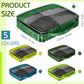 5 Pcs Packing Cubes for Suitcase Large Travel Cubes Carry on Luggage Organizer Bags for Clothes Accessories (5 Count)