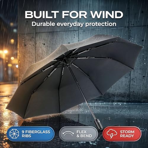 3 Pack Umbrella Windproof Travel Umbrella
