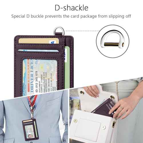 Slim Minimalist Wallet RFID Credit Card Holder for Men