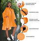 Rain Poncho for Adults with Zipper