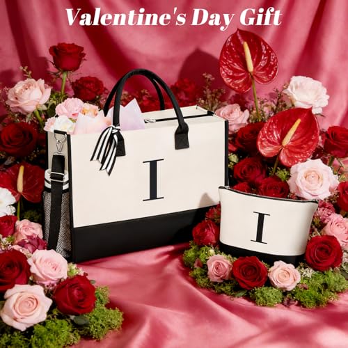Personalized Initial Tote Bag