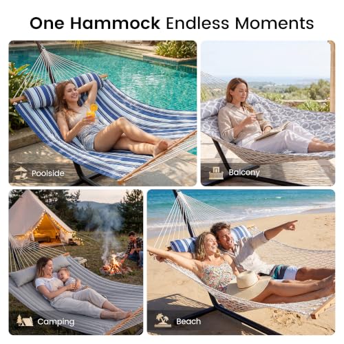 2 Person Double Hammock with Stand